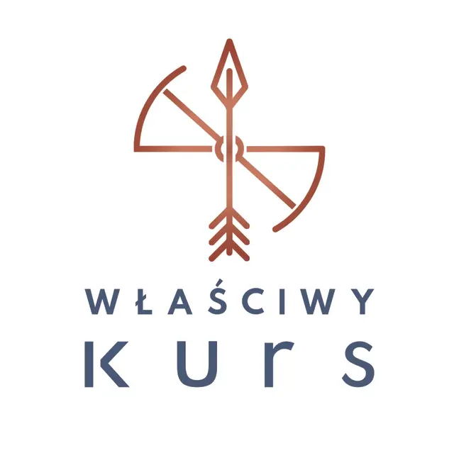 Właściwy Kurs – logo wertykalne